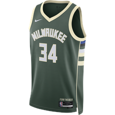 Bild NBA Milwaukee Bucks Spielertrikot Herren, grün, XXL