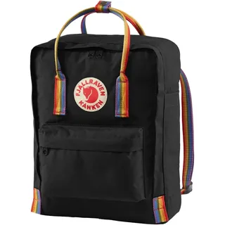 Kanken Rainbow 16 l black/rainbow pattern