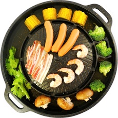 TomYang BBQ Camping Pfanne – Der Original Thai Grill & Hot Pot, Korean BBQ Grill, Mookata Thai Hot Pot Topf