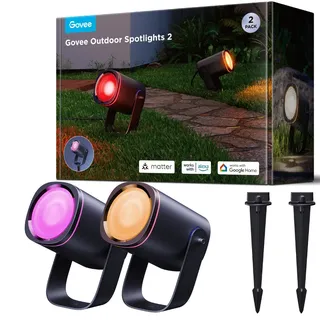 Govee Outdoor Spotlights 2 (2268753) Schwarz