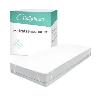 DAILYDREAM Matratzenschoner wasserdicht 180 x 200 cm Weiß