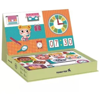 Tooky Toy: Magnetisches Puzzle in der Box - Schöner Tag