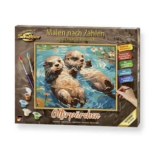 Schipper Otterpärchen Malen nach Zahlen 24 St. 24 x 30 cm