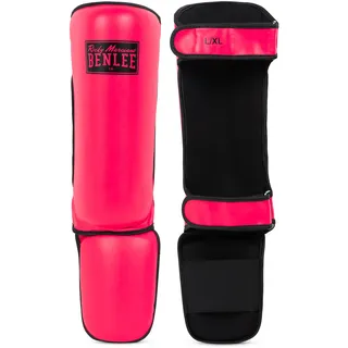 BENLEE Rocky Marciano Benlee Schienbeinschoner aus Kunstleder Guardian, Neon/Pink, L/XL