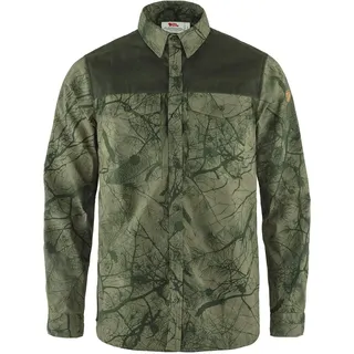 Fjallraven 87326 Värmland G-1000 Shirt M Shirt Mens Green Camo-Deep Forest XXL