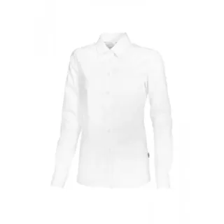 BP 1560-682-21-34 Bluse für Frauen, Lange Ärmel mit Manschetten, 125,00 g/m2 Stoffmischung mit Stretch, weiß, 34