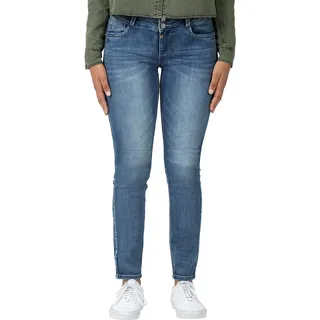 Timezone Damen Jeans Jeanshose EnyaTZ - Slim Fit Blau Summer Breeze Wash W24-W33, Größe:27W / 32L, Farbe:Summer Breeze Wash (3382)