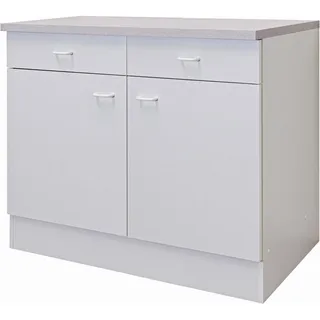 Flex-Well Unterschrank Speed 100 x 0 x 0 cm Weiß