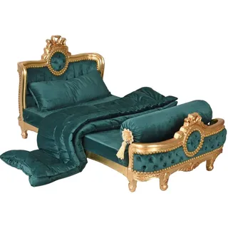 Kindersofa Antik Couch Samtsofa Grün Spielbett Barock Sitzbank Himmelbett Retro