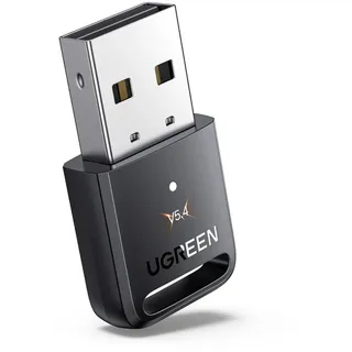 UGREEN Bluetooth 5.4 Adapter PC USB Bluetooth Dongle PC Stick für Windows | für Win 11/10/8.1,5 Geräte gleichzeitig verbindbar,Plug&Play,für Maus,Kopfhörer, Handy, Tablet