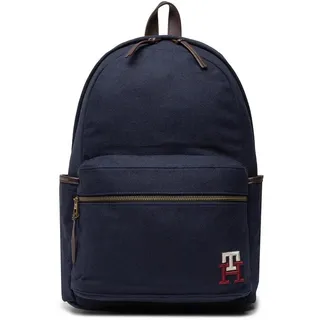 TOMMY HILFIGER Rucksack Notebookhalter Arbeit Freizeit Wollmischung Stoff Artikel AM0AM10290 cm. 36 x 38 x 17 (ungefähr), UNICA - ONE SIZE, Lana 10%,Poliestere 85%,Poliuretano 5%