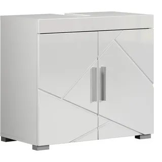 WELLTIME Waschbeckenunterschrank »Avena« 1 Stk. tlg. Waschbeckenunterschrank mit Türen - Einlegeboden – (B/T/H) 60/34/56 cm