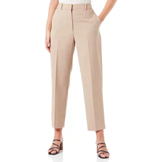 Tommy Hilfiger Damen Tapered WO Blend Pant WW0WW39399 Gewebte Hosen, Beige (Classic Beige), 38