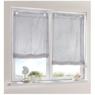 Heine home Raffrollo mit Ösen, grau