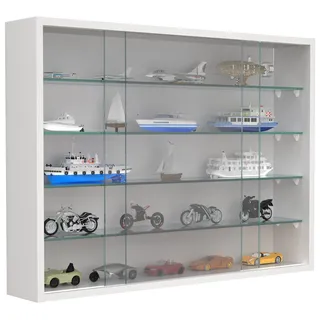 VCM Hängevitrine Drivalo L 75 x 12 x 0 cm Weiß