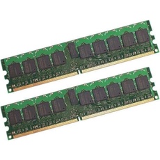CoreParts MMXHP-DDR2D0005-KIT (2 x 4GB, 800 MHz, DDR2-RAM, DIMM), RAM, Grün