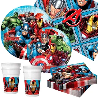 Procos Avengers Kindertisch-set 89 Stücke - Multicolor - One Size