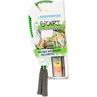 Speedminton Start - Original Speed Badminton/Crossminton Starter Inklusive 2 Speeder