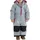 Kinder Mädchen Skioverall/Schneehose mit Kapuze stahlblau 98/104 37573-000