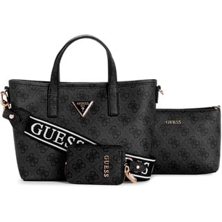 GUESS Latona Mini Tote Logo Handtaschen Grau Damen