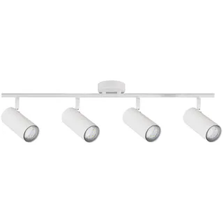 Deckenstrahler , Weiß , Metall , 9x18x76 cm , Lampen & Leuchten, Innenbeleuchtung, Spots & Strahler, Deckenspots