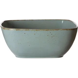 Geschirr Casa blau Schale eckig 18 cm