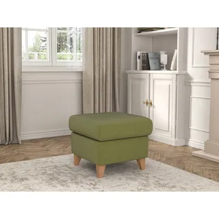 sit&more Hocker Visby Mikrofaser 58 x 48 cm Grün