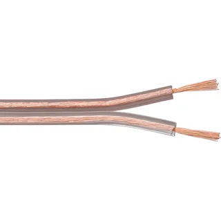 goobay 52082 50 m, 2.50 mm2), Lautsprecherkabel, transparent