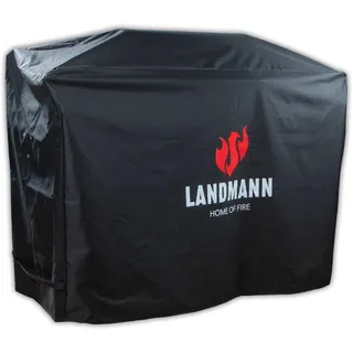 Landmann Grillabdeckung | PVC Grillzubehör - Wetterfest | Abdeckhaube für Grills | Grillhaube, Abdeckplane für Outdoor | Wetterschutzhaube für Grill - reißfest | 145x60x120 cm