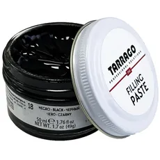 Tarrago | Füllpaste Glas 50ml | Füllpaste für die Reparatur von allen Leder-, Kunstleder- und Gummischuhen (Schwarz 18)
