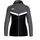ICONIC Gr 44 Schwarz/Anthrazit Zipper Hoodie Damen Bequeme Sweatjacke mit Keep Dry Funktion aus 100 recyceltem Polyester