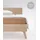 Spannbettlaken Mako-Satin 160 x 200 cm sand