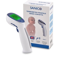 SANICO Infrarot-Thermometer - Präzises Messen der Temperatur, Europäische Marke,34 Speichermodi, Alarm bei Fieber, multifunktional, benutzerfreundlich - Für Körper, Objekte, Umgebungstemperatur