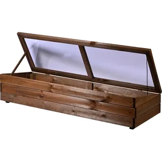 Dobar dobar® »Frühbeet-Aufsatz als Ergänzung zum dobar-Hochbeet« LxBxH: 117x40x16 cm, braun