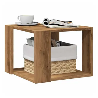 vidaXL Couchtisch Artisan-Eiche 40x40x30 cm Holzwerkstoff