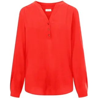 Seidensticker Damen Bluse - Fashion Bluse - Tunika Bluse - Regular Fit – Stehkragen - Langarm – 100% Viscose