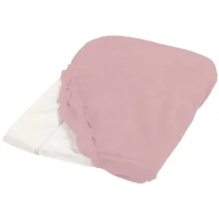 CANDIDE - Bezug für Wickelauflagen, saugfähig, elastische Ecken, maschinenwaschbar bei 60 °C, hergestellt in Europa, Frottee, 80% Baumwolle, 20% Polyester, 50 x 75 cm (Rosa)