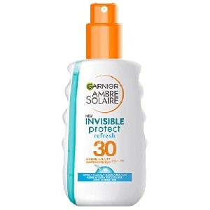 Garnier Ambre Solaire Invisible Protect Refresh LSF30 Sonnenschutz Spray 200ml um 8,02 € statt 12,99 €