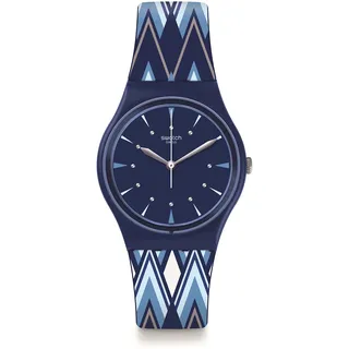 Swatch Herren Armbanduhr Analog Quarz Silikon GN250