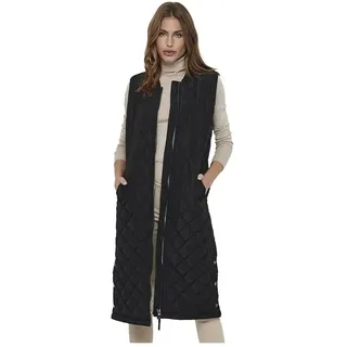 Only Jessica Quilted Waistcoat Jacke - BLACK - XS