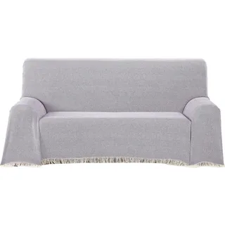 ECOMMERC3 | Mehrzweck-Tagesdecke, Größe 180 x 260 cm, für Sofa oder Bett, Mehrzweckdecke, extra weich, Lila