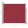 Seitenmarkise 100 x 300 cm Rot Polyester