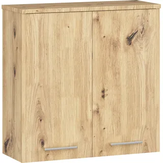 Hängeschrank 30cm Wandregal 99cm hoch 1 Tür Vitrine 3 Fächer Wandschrank