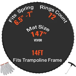 Vevor Trampolinmatte Sprungtuch rund 427 cm
