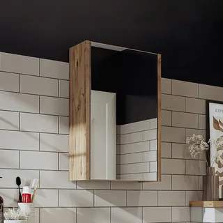 Badmöbelset - PUNTO - Unterschrank mit Waschbecken - Badezimmer Möbel - Gäste WC - Grau