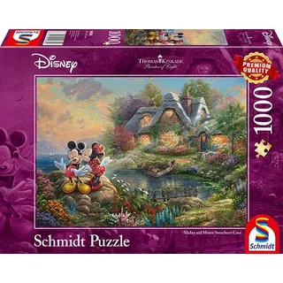 Schmidt Spiele Thomas Kinkade Disney Sweethearts Mickey & Minnie