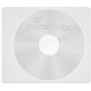 MediaRange CD-/DVD-Hüllen selbstklebend transparent, 50 St.