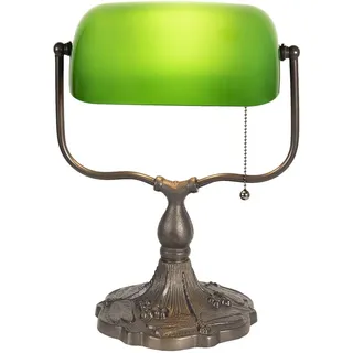 LumiLamp Schreibtischlampe Tiffany grün 27x20x36 cm - Grün