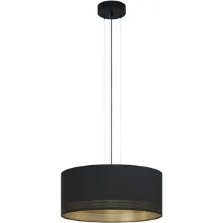 EGLO Esteperra 3-flg. 53 cm rund schwarz, gold