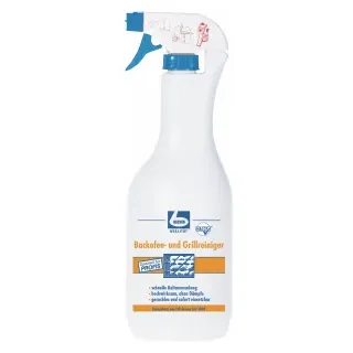 Dr. Becher Backofen und Grillreiniger, Sprühbares Reinigungsmittel zur schnellen und gründlichen Säuberung, 1 Liter - Sprühflasche